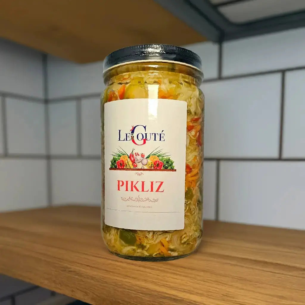 Haitian Pikliz, Pikliz Ayisyen, Haiti Pickles. 32 Oz XL (Bon bagay) Le Gouté Natural Spice