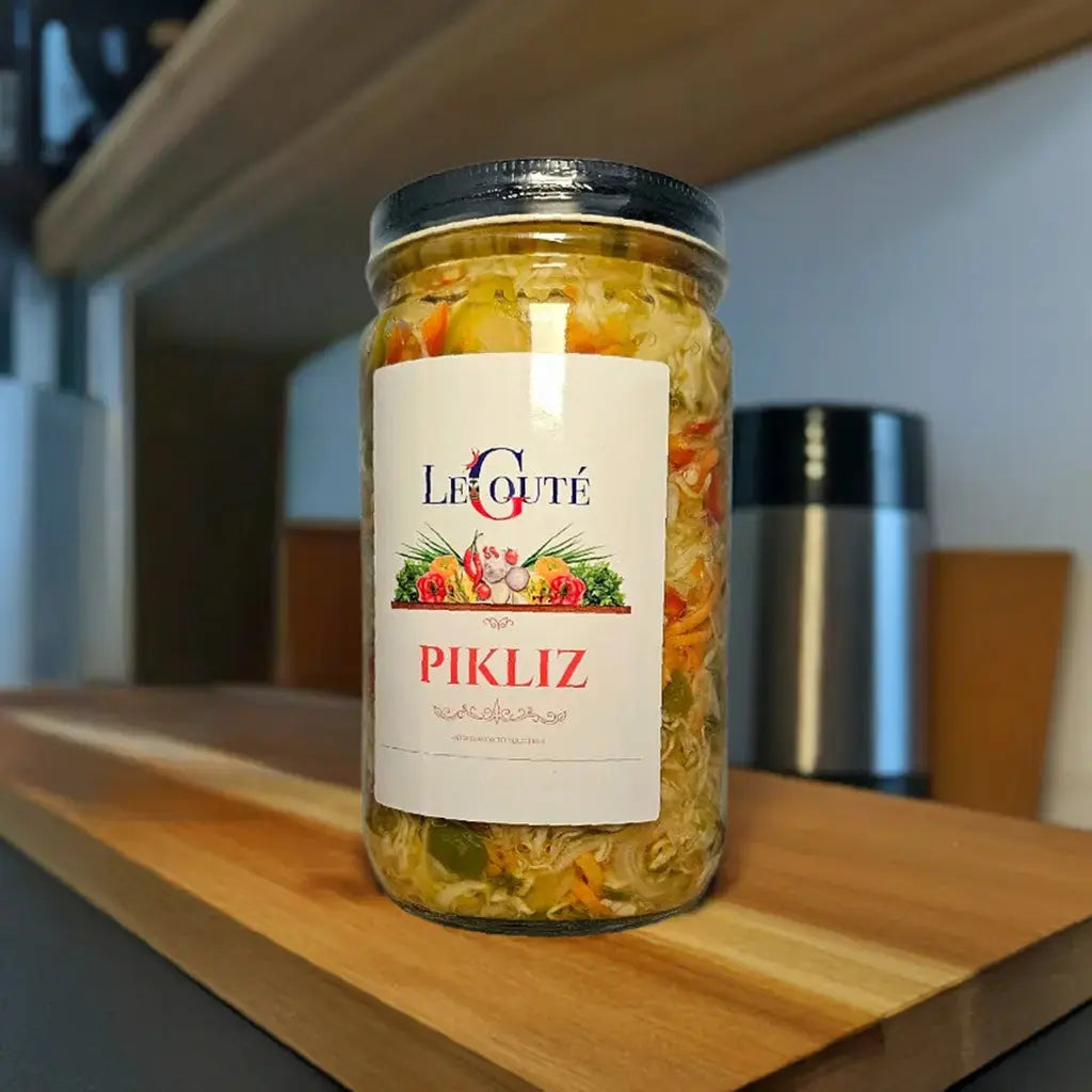Haitian Pikliz, Pikliz Ayisyen, Haiti Pickles. 32 Oz XL (Bon bagay) Le Gouté Natural Spice