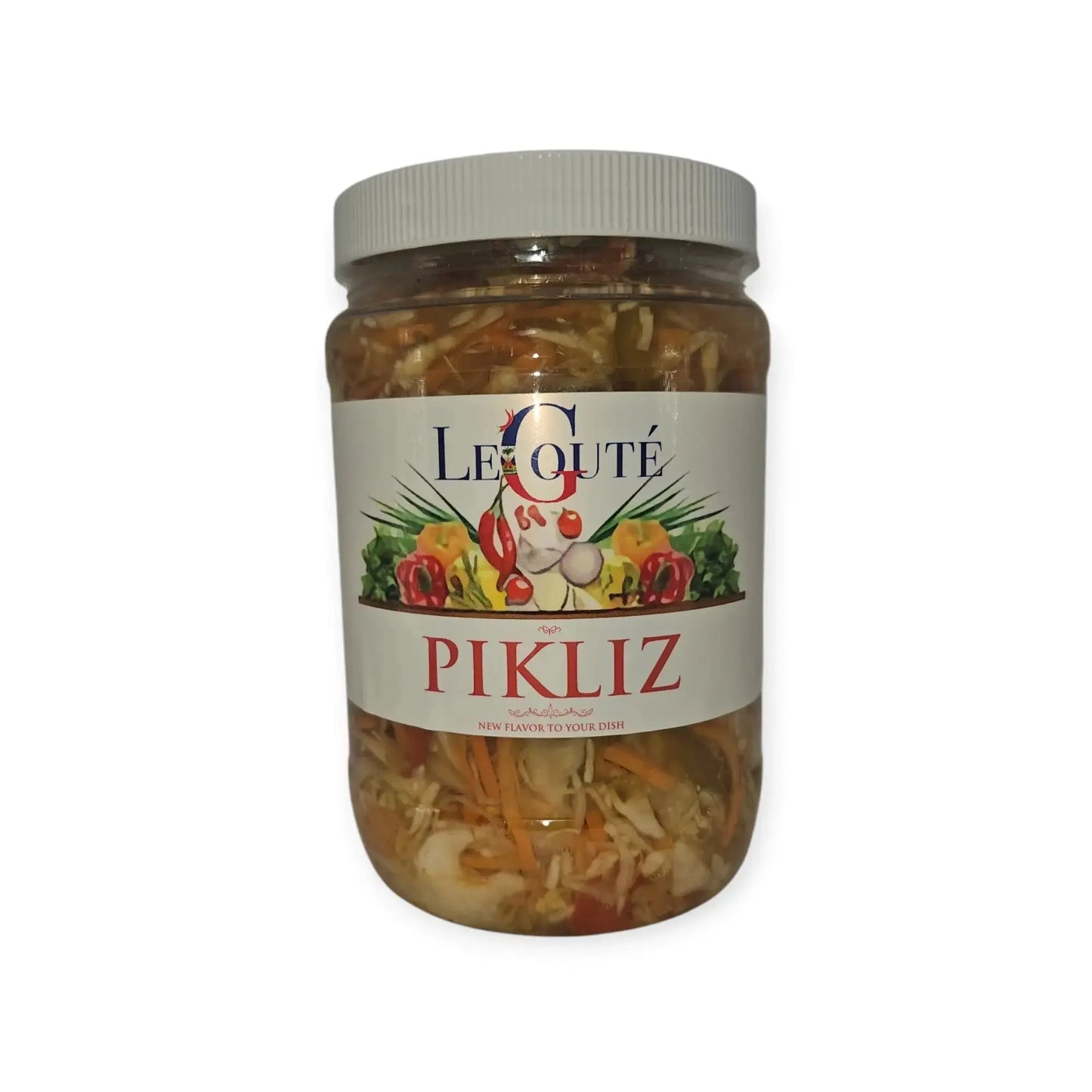 Haitian Pikliz, Pikliz Ayisyen, Haiti Pickles. 32 Oz XL (Bon bagay) - Le Gouté Natural Spice