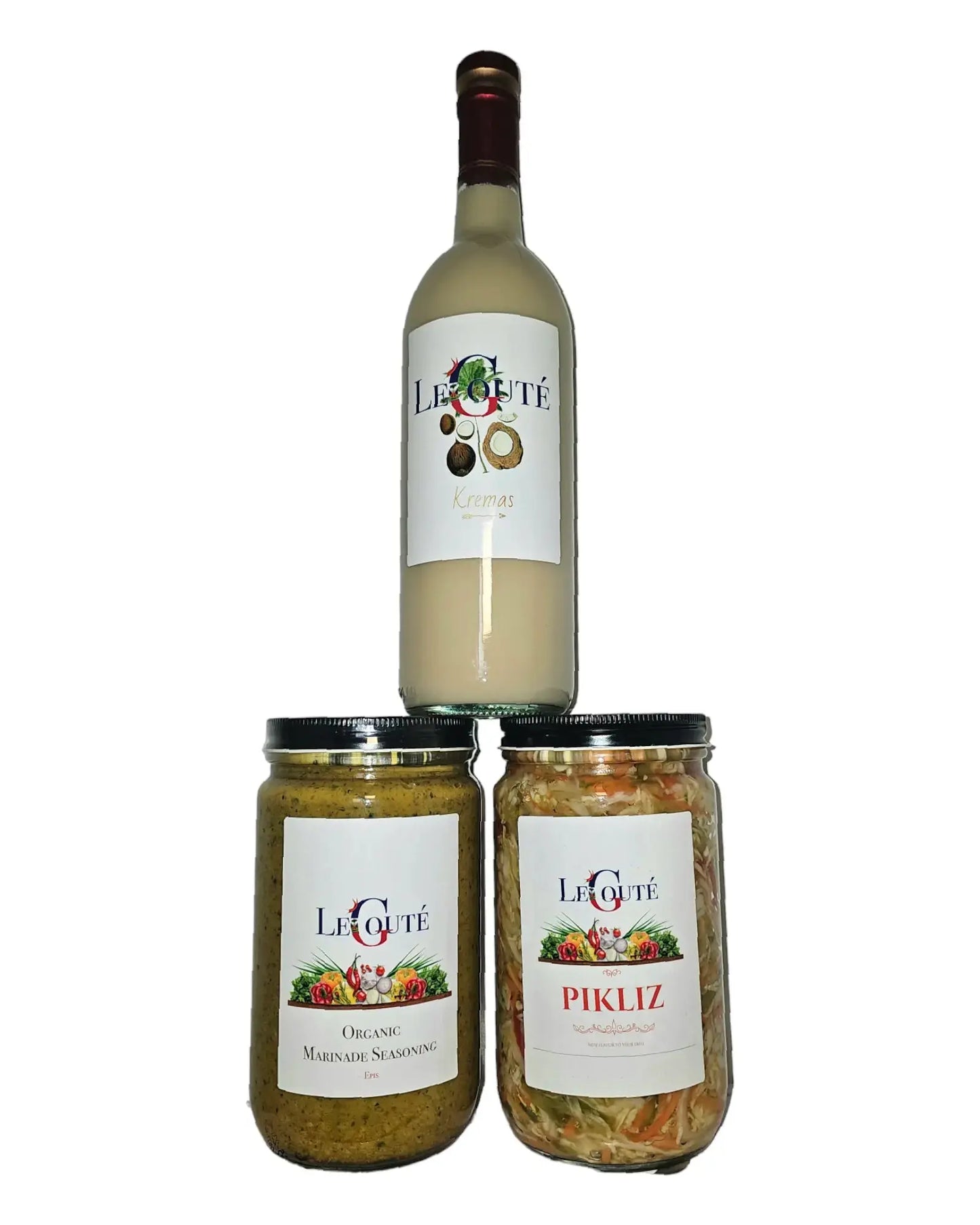 New Bundle. Epis Seasoning, Pikliz, Cremas Le Gouté Natural Spice