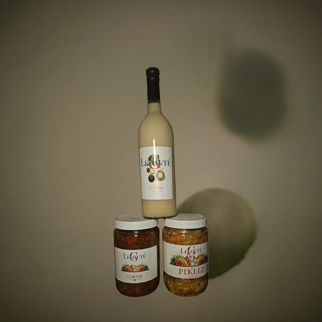 Bundle of 3 Items: Cremas, Pickles, Chiktay Aranso Le Gouté Natural Spice