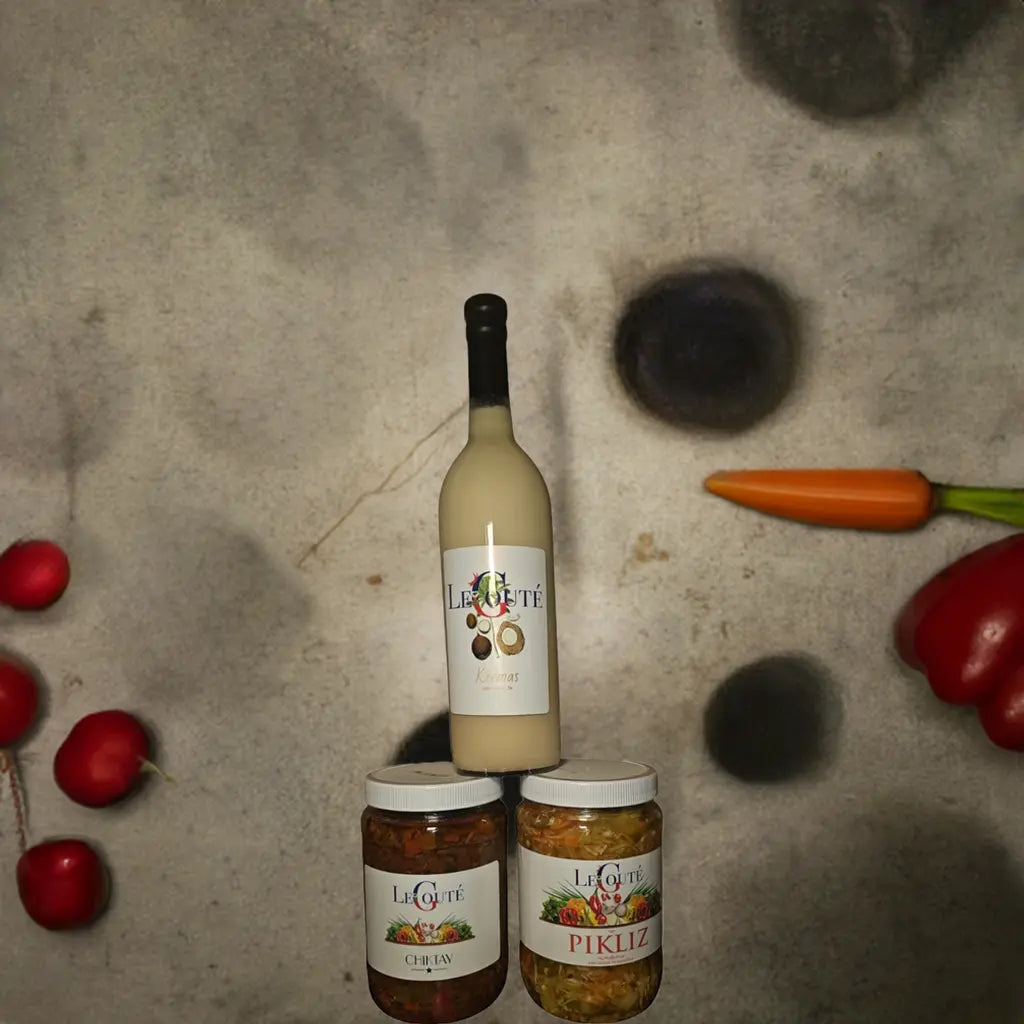 Bundle of 3 Items: Cremas, Pickles, Chiktay Aranso Le Gouté Natural Spice