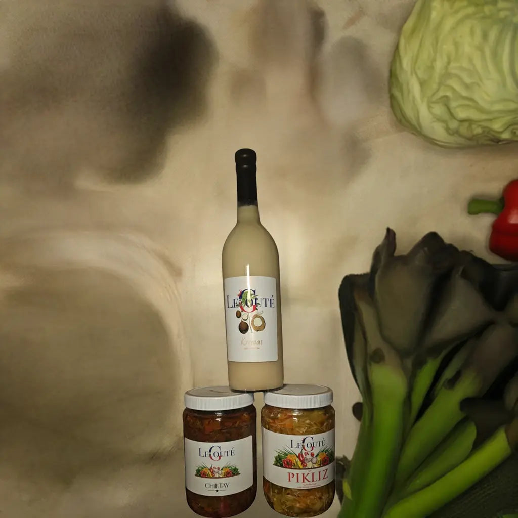 Bundle of 3 Items: Cremas, Pickles, Chiktay Aranso Le Gouté Natural Spice