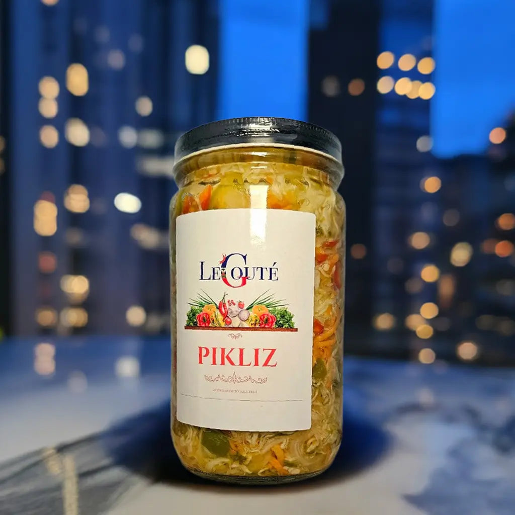 Haitian Pikliz, Pikliz Ayisyen, Haiti Pickles. 32 Oz XL (Bon bagay) Le Gouté Natural Spice