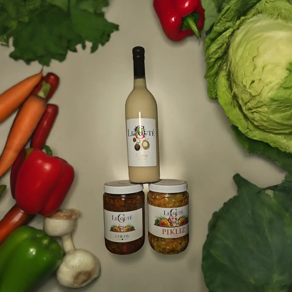 Bundle of 3 Items: Cremas, Pickles, Chiktay Aranso Le Gouté Natural Spice