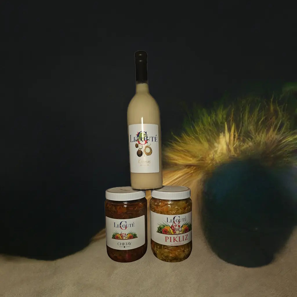 Bundle of 3 Items: Cremas, Pickles, Chiktay Aranso Le Gouté Natural Spice