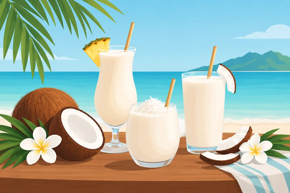 Caribbean Coconut Cream Beverages to Savor