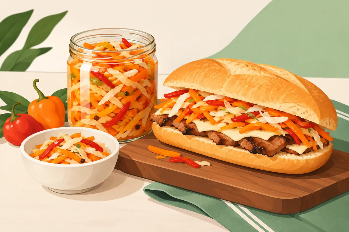 How to Pair Pikliz With Sandwiches for Big Flavor