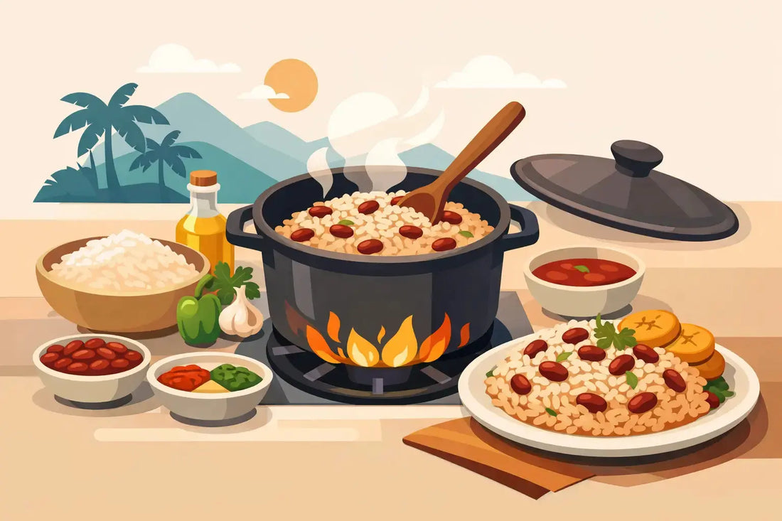 How to Cook Haitian Rice With Beans at Home
