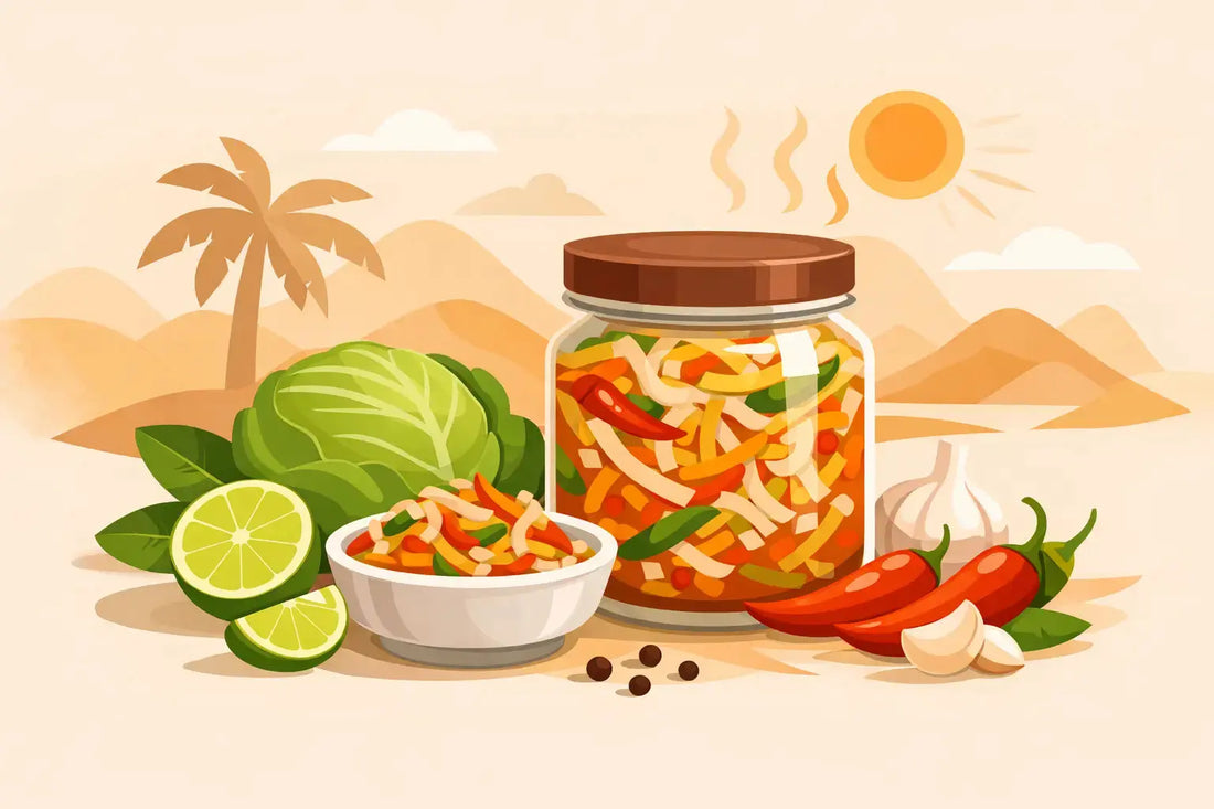 Haitian Pickles Condiment for Everyday Heat