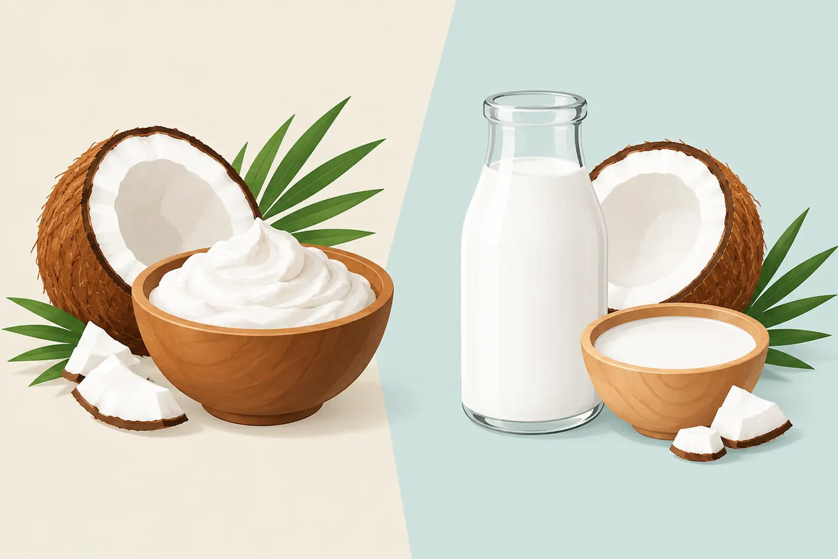 Coconut Cream Versus Coconut Milk Explained