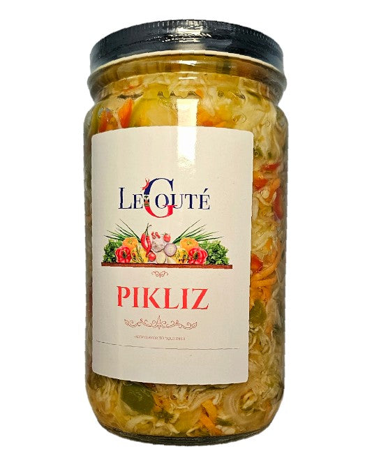 Haitian Pikliz, Pikliz Ayisyen, Haiti Pickles. 32 Oz XL (Bon bagay)