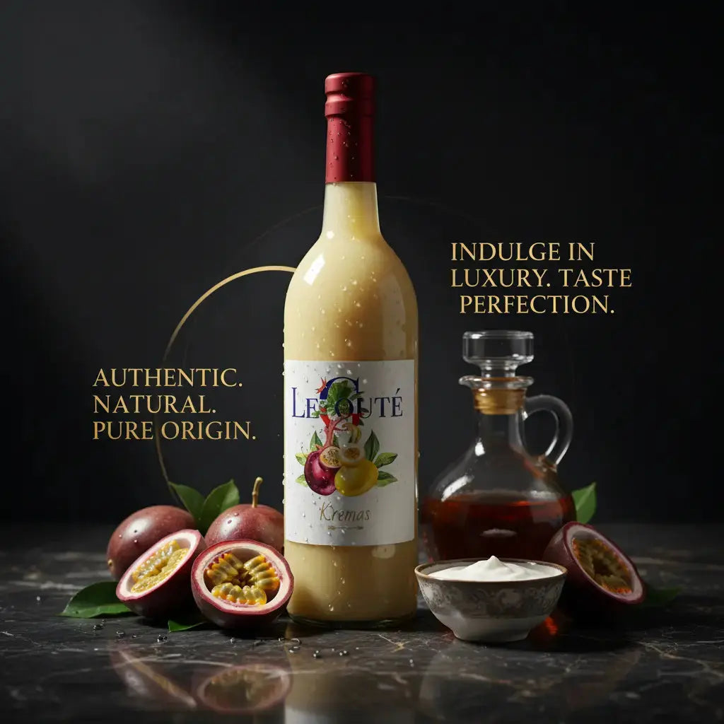 Cremas Passion Fruit. Grenadia 750 ml Original Haiti. Le Gouté Natural Spice