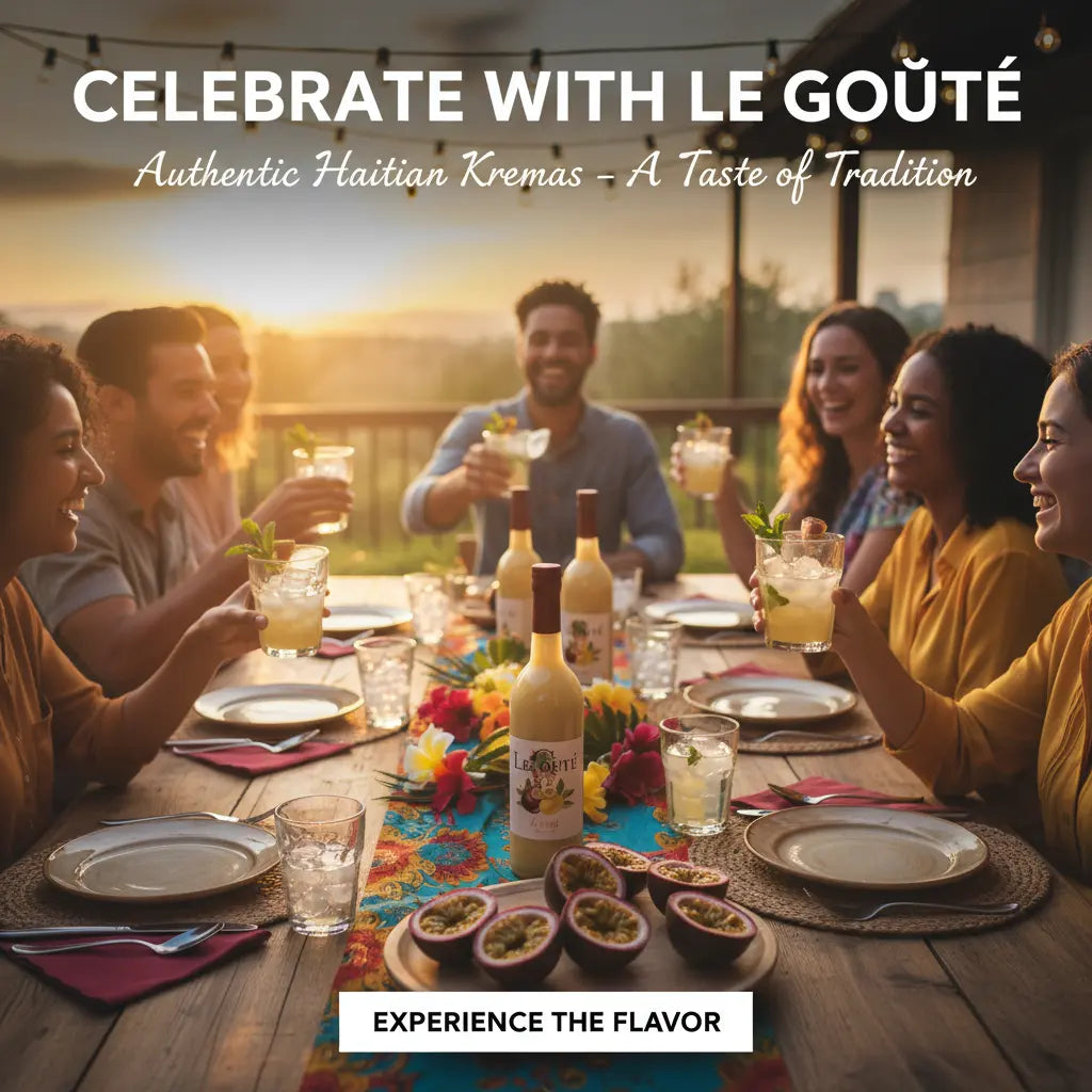 Cremas Passion Fruit. Grenadia 750 ml Original Haiti. Le Gouté Natural Spice