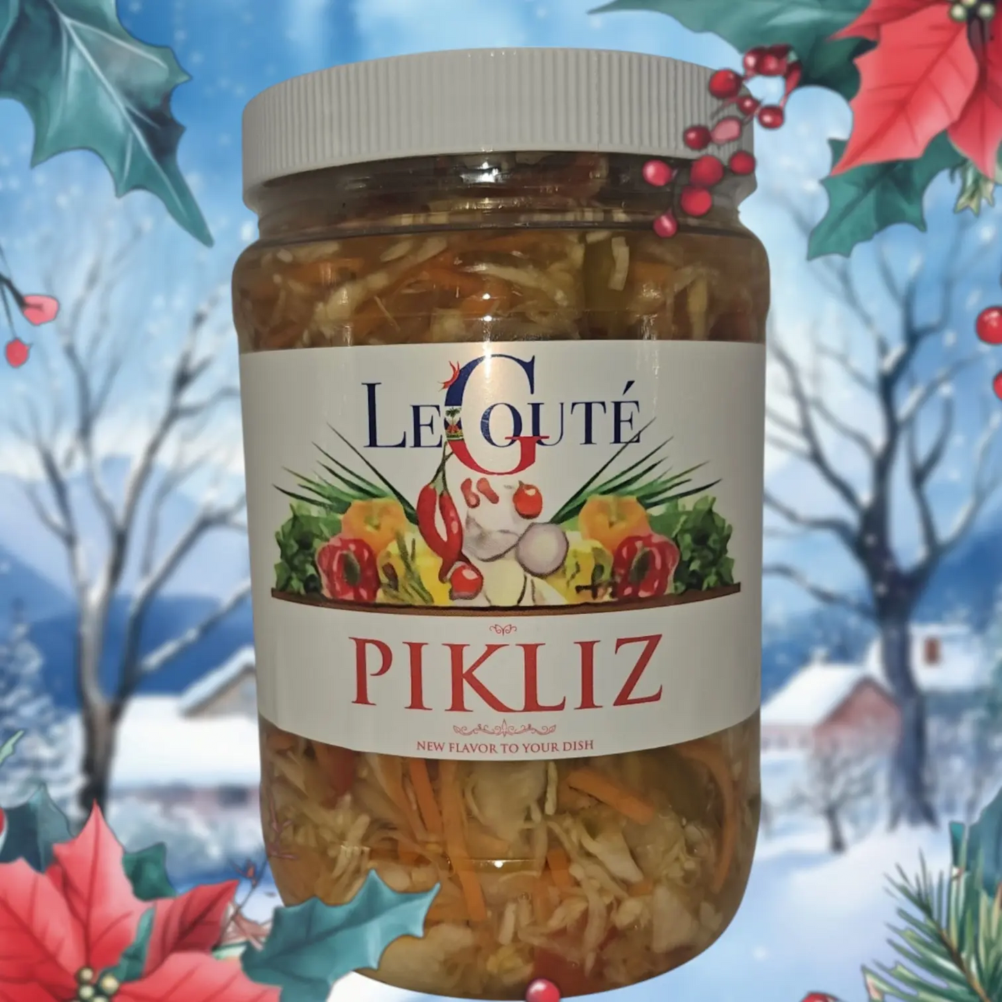 Haitian Pickles, Haitian Pickles, Haitian Pickles. 32 Oz XL (Good deal). Price including sales tax and shipping - Le Gouté Natural Spice