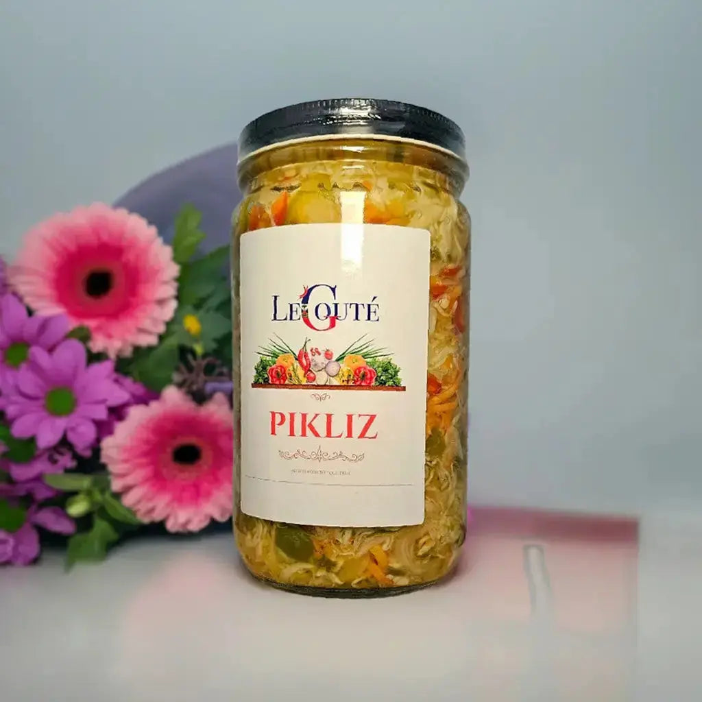 Haitian Pikliz, Pikliz Ayisyen, Haiti Pickles. 32 Oz XL (Bon bagay) Le Gouté Natural Spice