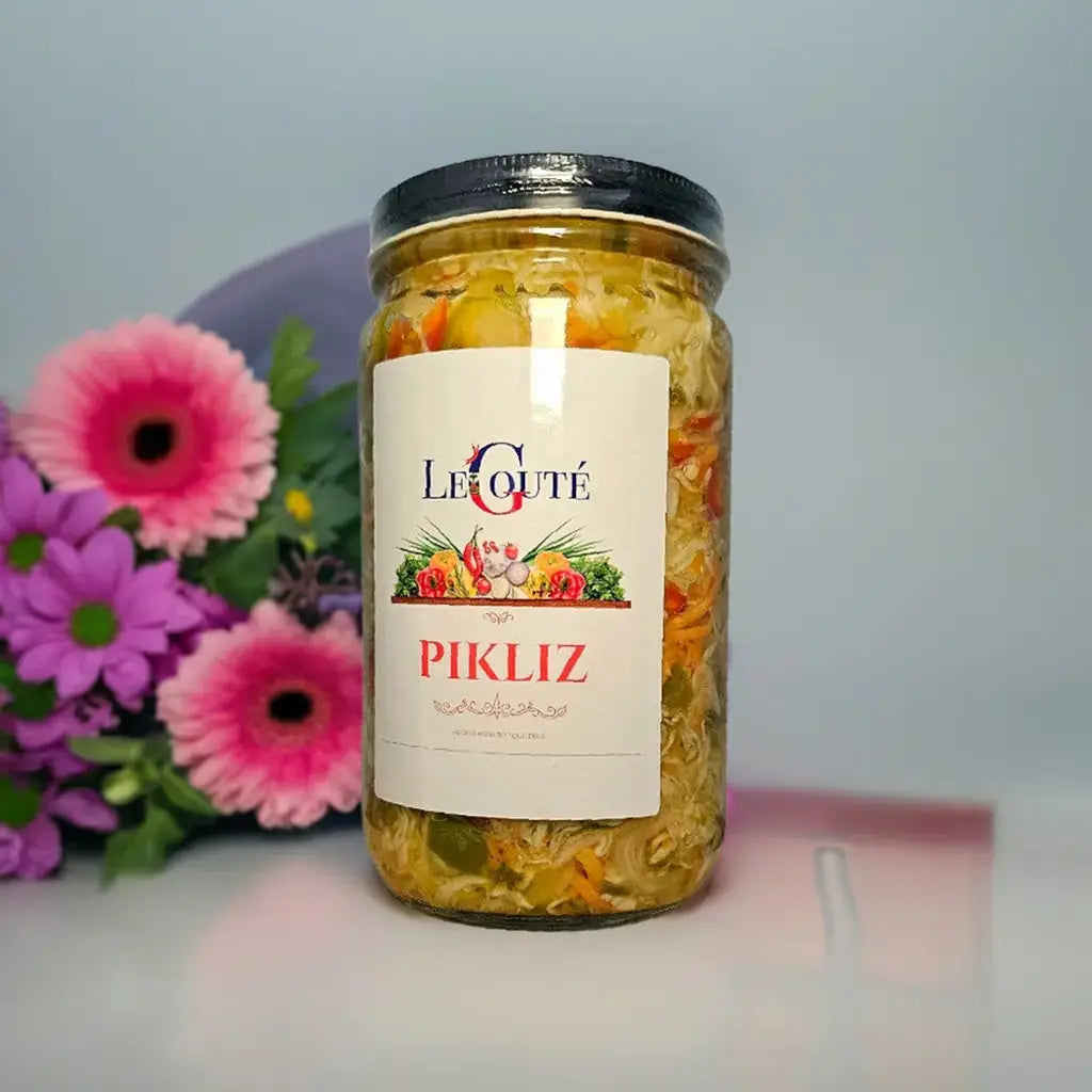 Haitian Pikliz, Pikliz Ayisyen, Haiti Pickles. 32 Oz XL (Bon bagay) Le Gouté Natural Spice