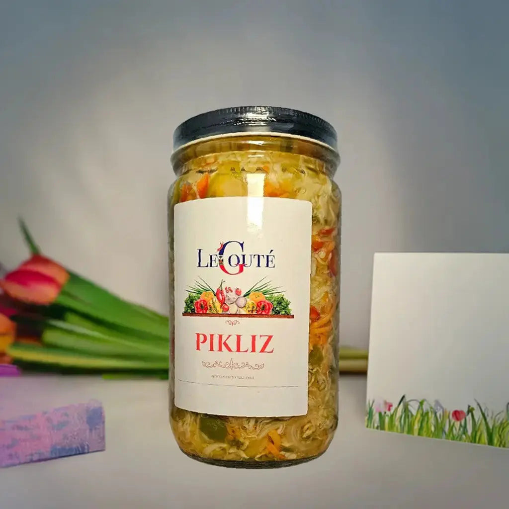 Haitian Pikliz, Pikliz Ayisyen, Haiti Pickles. 32 Oz XL (Bon bagay) Le Gouté Natural Spice