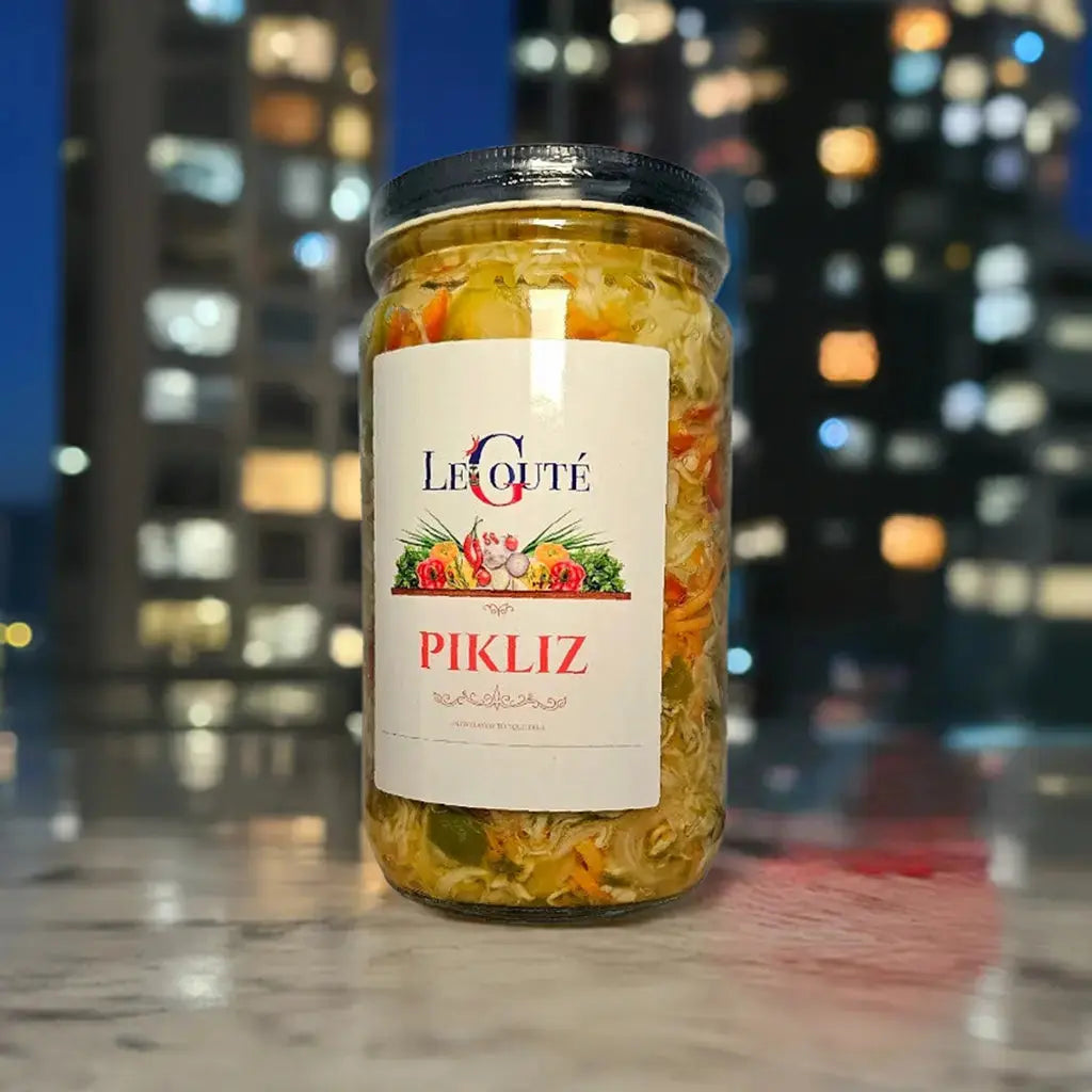 Haitian Pikliz, Pikliz Ayisyen, Haiti Pickles. 32 Oz XL (Bon bagay) Le Gouté Natural Spice