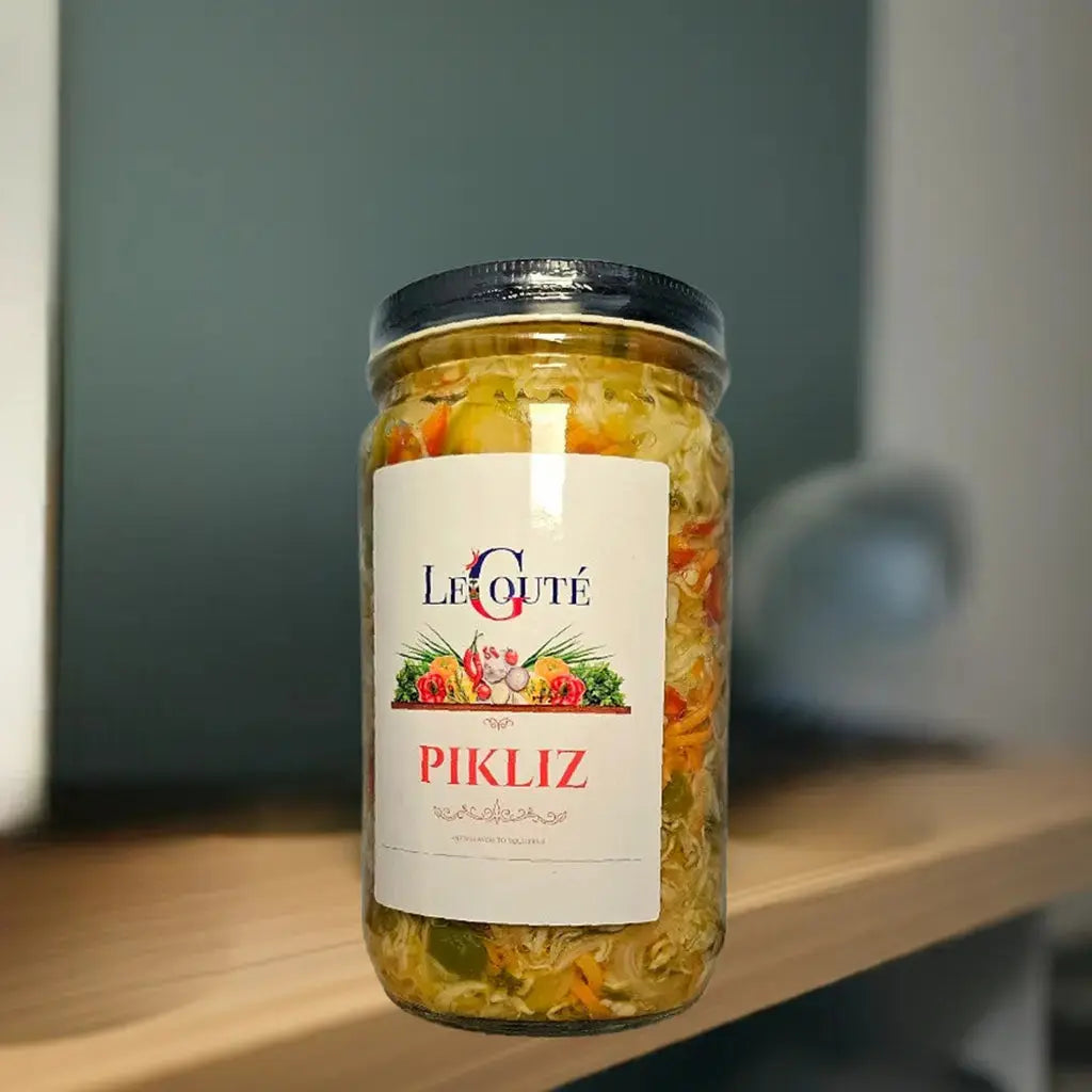 Haitian Pikliz, Pikliz Ayisyen, Haiti Pickles. 32 Oz XL (Bon bagay) Le Gouté Natural Spice