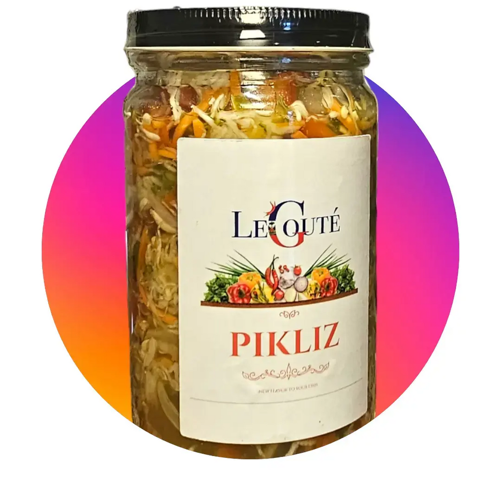 Haitian Pikliz, Pikliz Ayisyen, Haiti Pickles. 32 Oz XL (Bon bagay) - Le Gouté Natural Spice