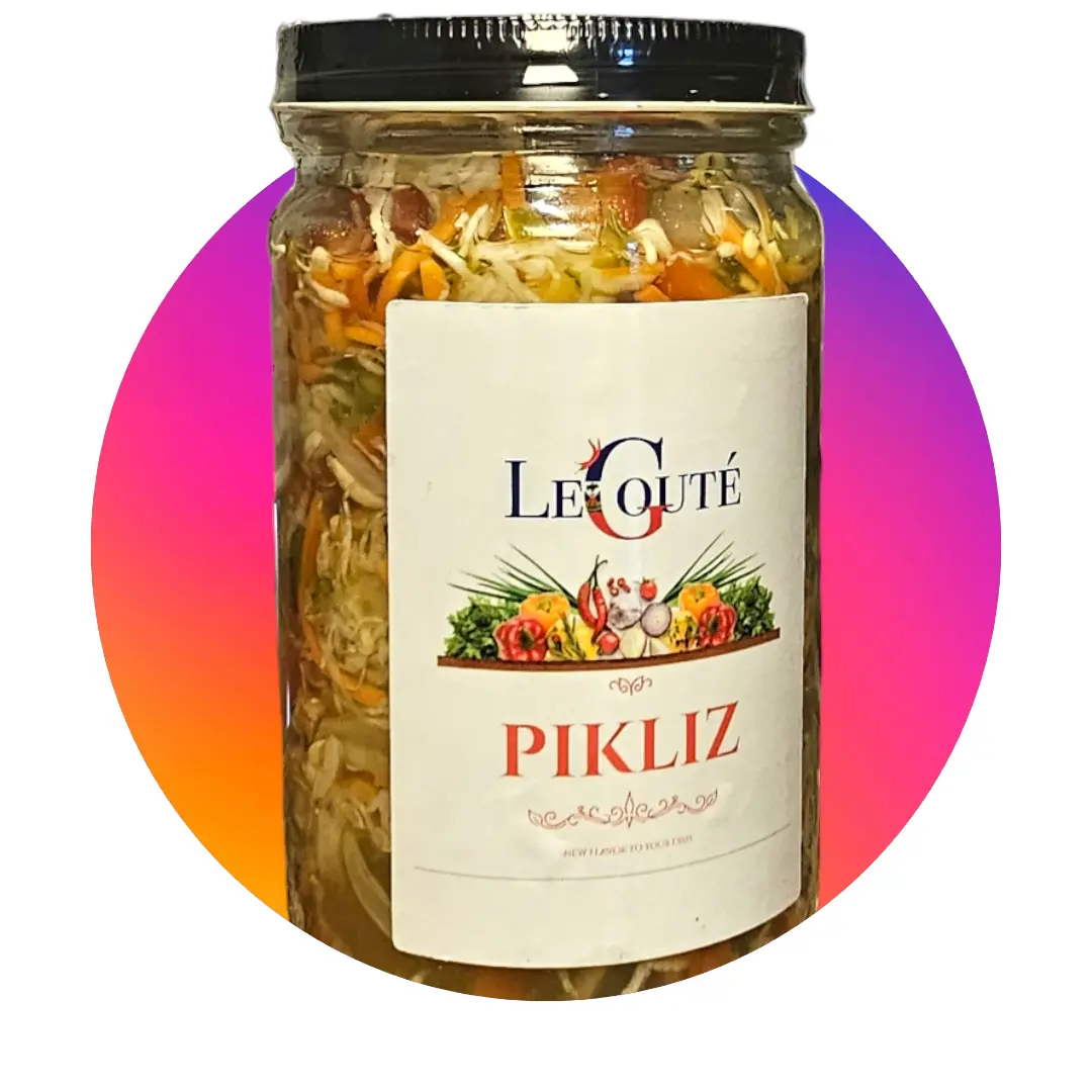 Haitian Pikliz, Pikliz Ayisyen, Haiti Pickles. 32 Oz XL (Bon bagay) - Le Gouté Natural Spice
