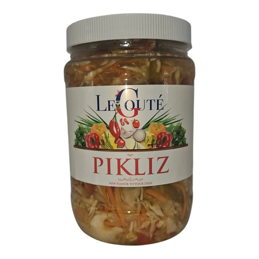 Haitian Pikliz, Pikliz Ayisyen, Haiti Pickles. 32 Oz XL (Bon bagay) - Le Gouté Natural Spice