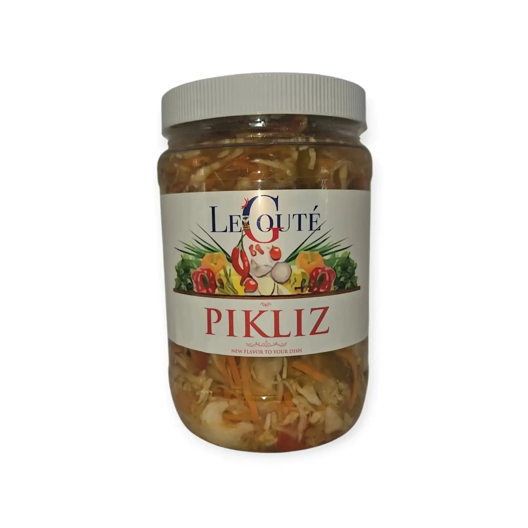 Haitian Pikliz, Pikliz Ayisyen, Haiti Pickles. 32 Oz XL (Bon bagay) - Le Gouté Natural Spice