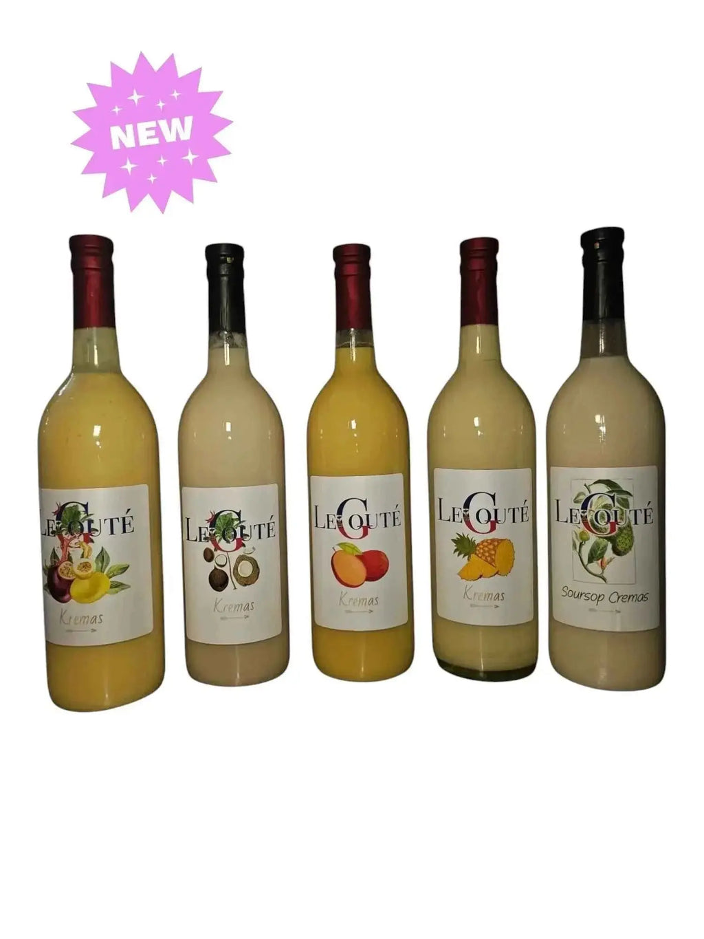 Haitian Cremas Bundle: Five Exquisite Flavors to Delight Your Senses