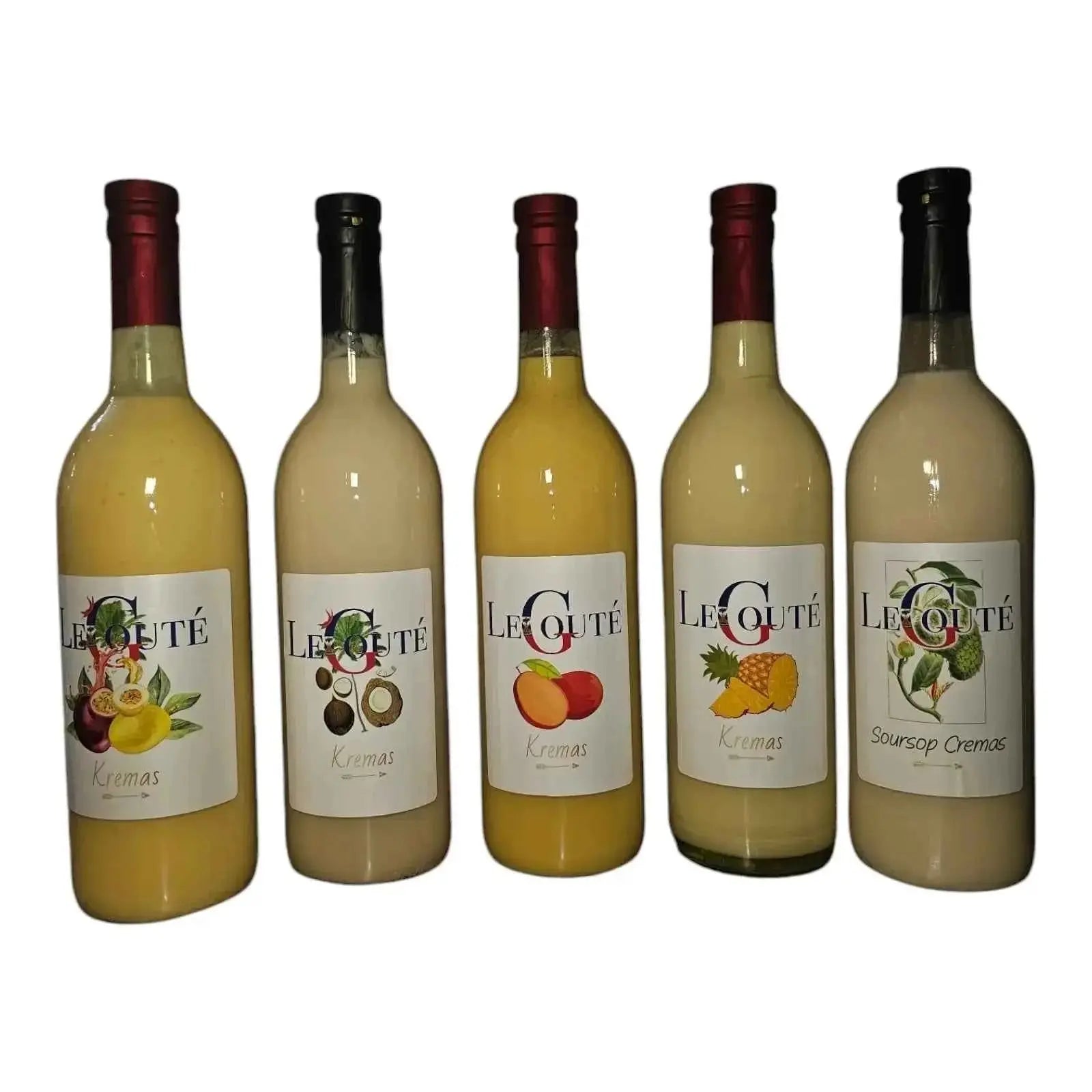 Haitian Cremas Bundle: Five Exquisite Flavors to Delight Your Senses