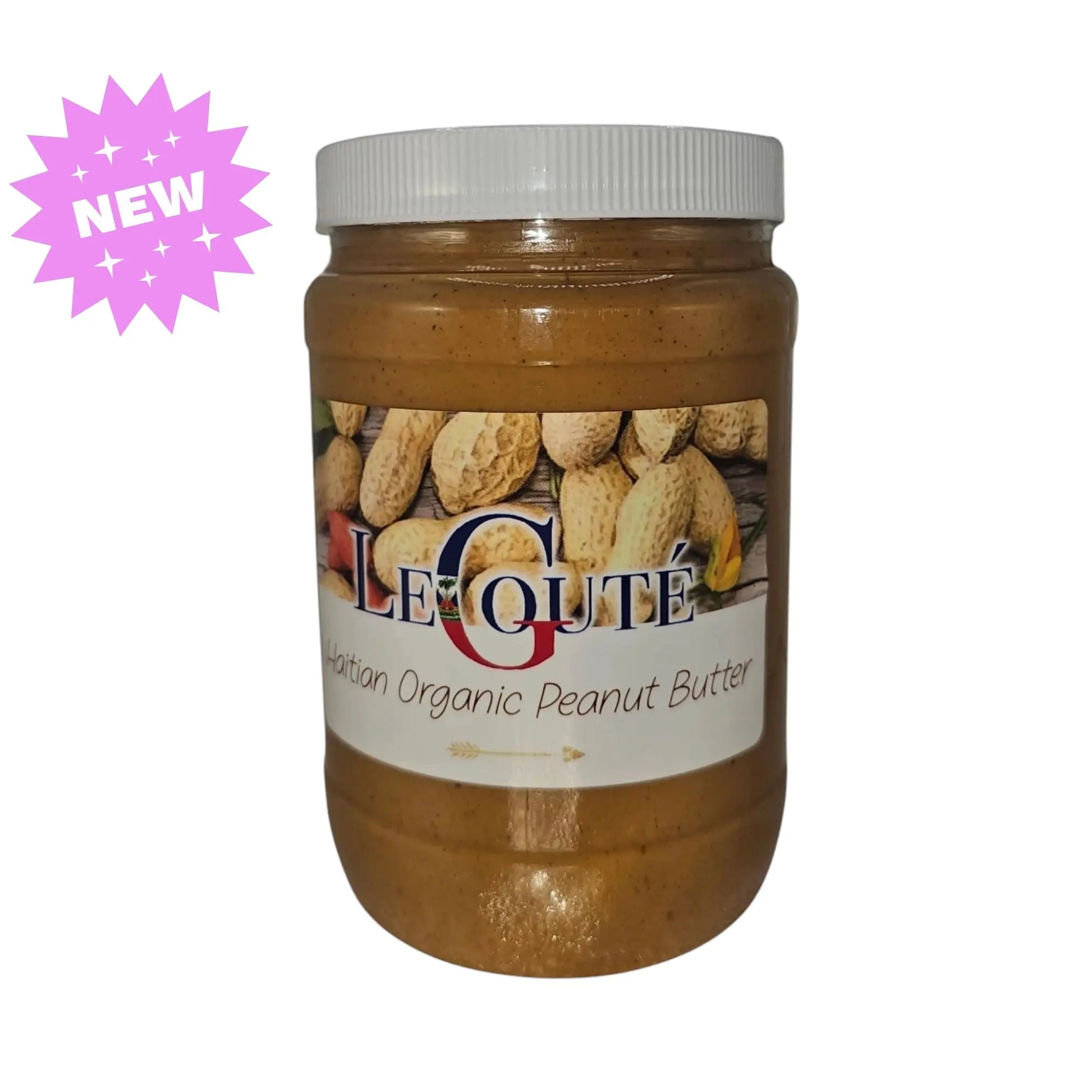 Organic Peanut Butter (Manba) Haiti 32 OZ XL size (Original). Price including sales tax and shipping - Le Gouté Natural Spice