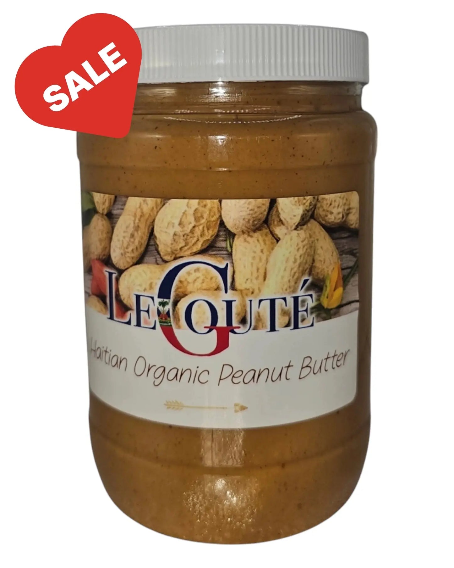 Organic Peanut Butter (Manba) Haiti 32 OZ XL size (Original). Price including sales tax and shipping - Le Gouté Natural Spice