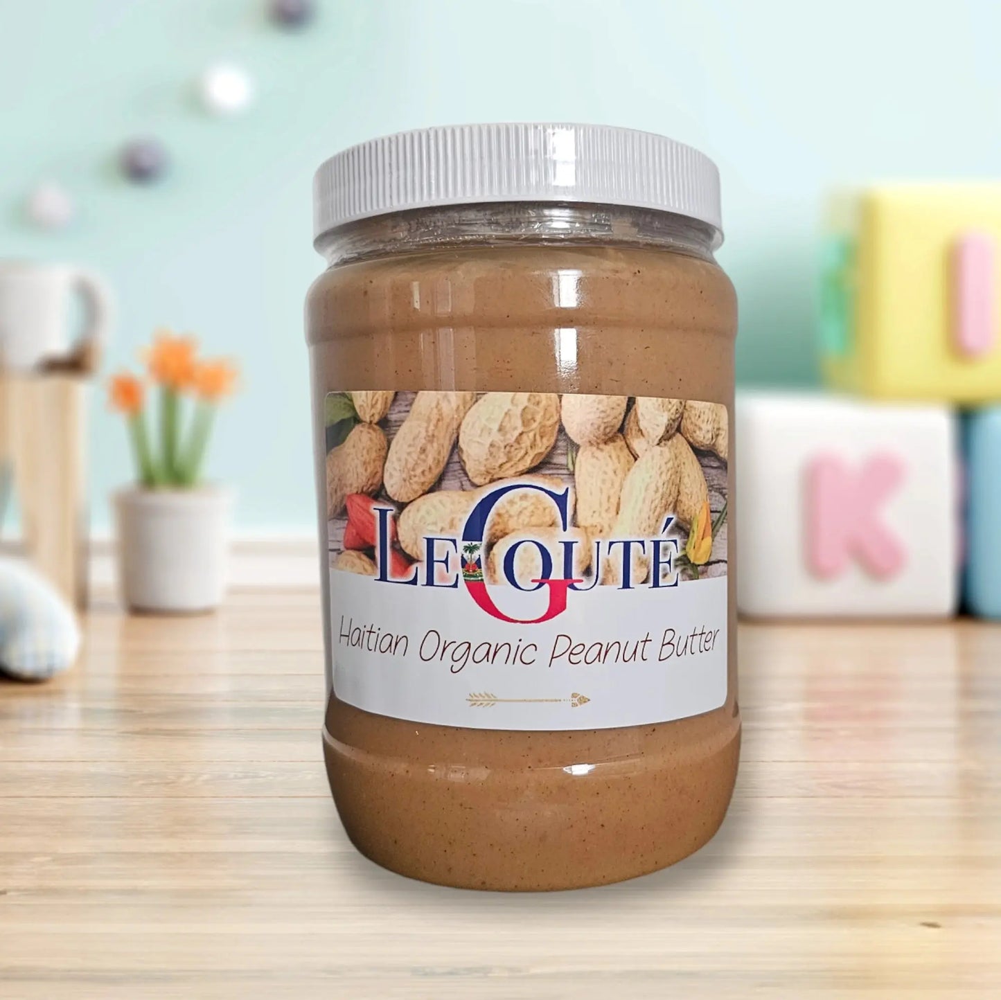 Organic Peanut Butter (Manba) Haiti 32 OZ XL size (Original). Price including sales tax and shipping - Le Gouté Natural Spice
