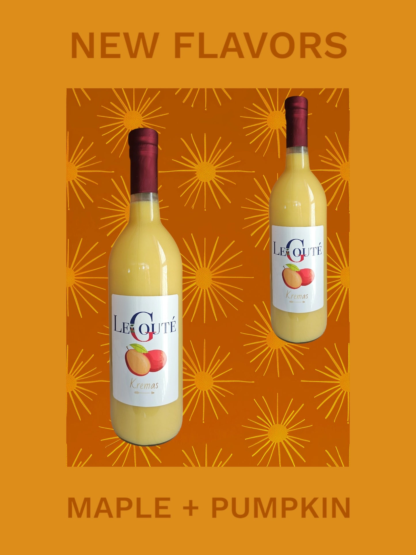 New Mango Cremas (Original Haiti) 750 ml. Price including sales tax and shipping