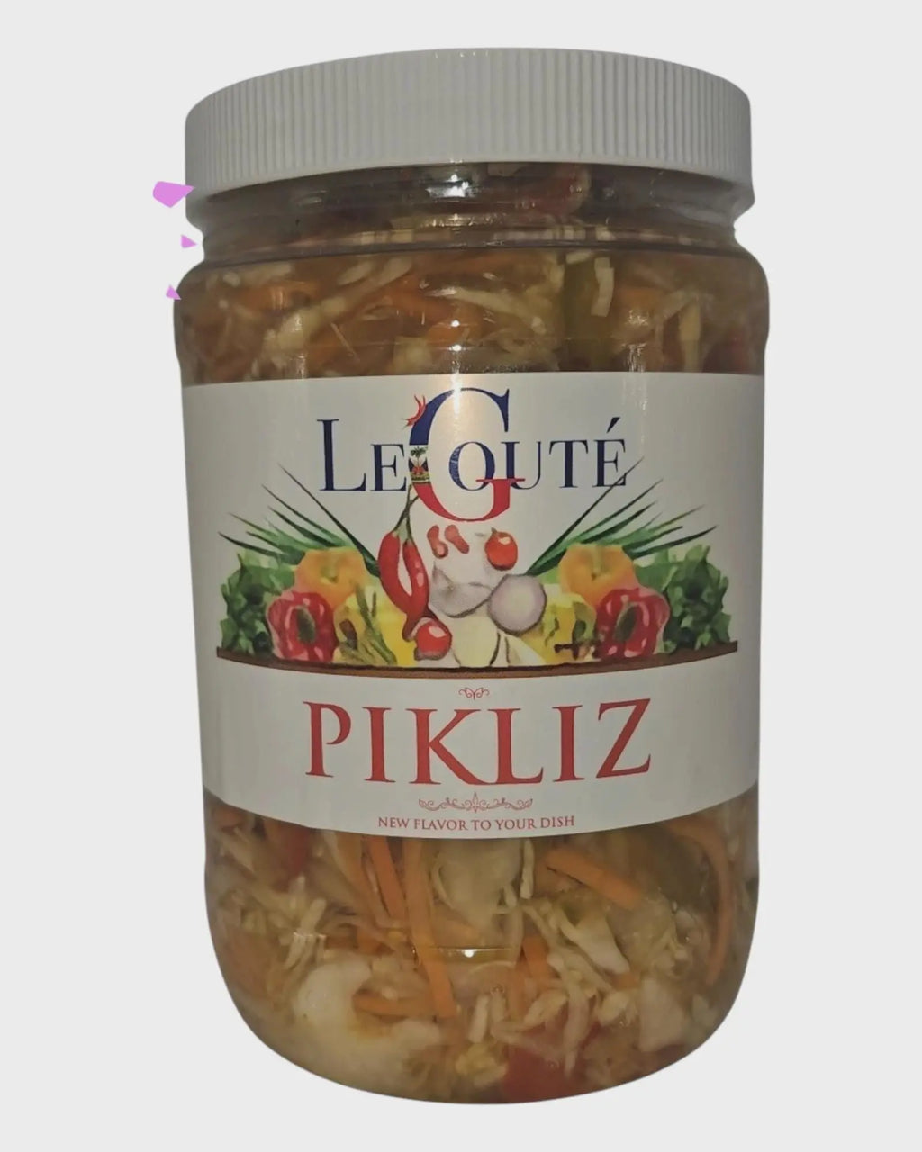 Pickles, Haitian Pikliz, Caribbean Pickled Hot & Spicy 32 Oz Jar __etsy:8141623515