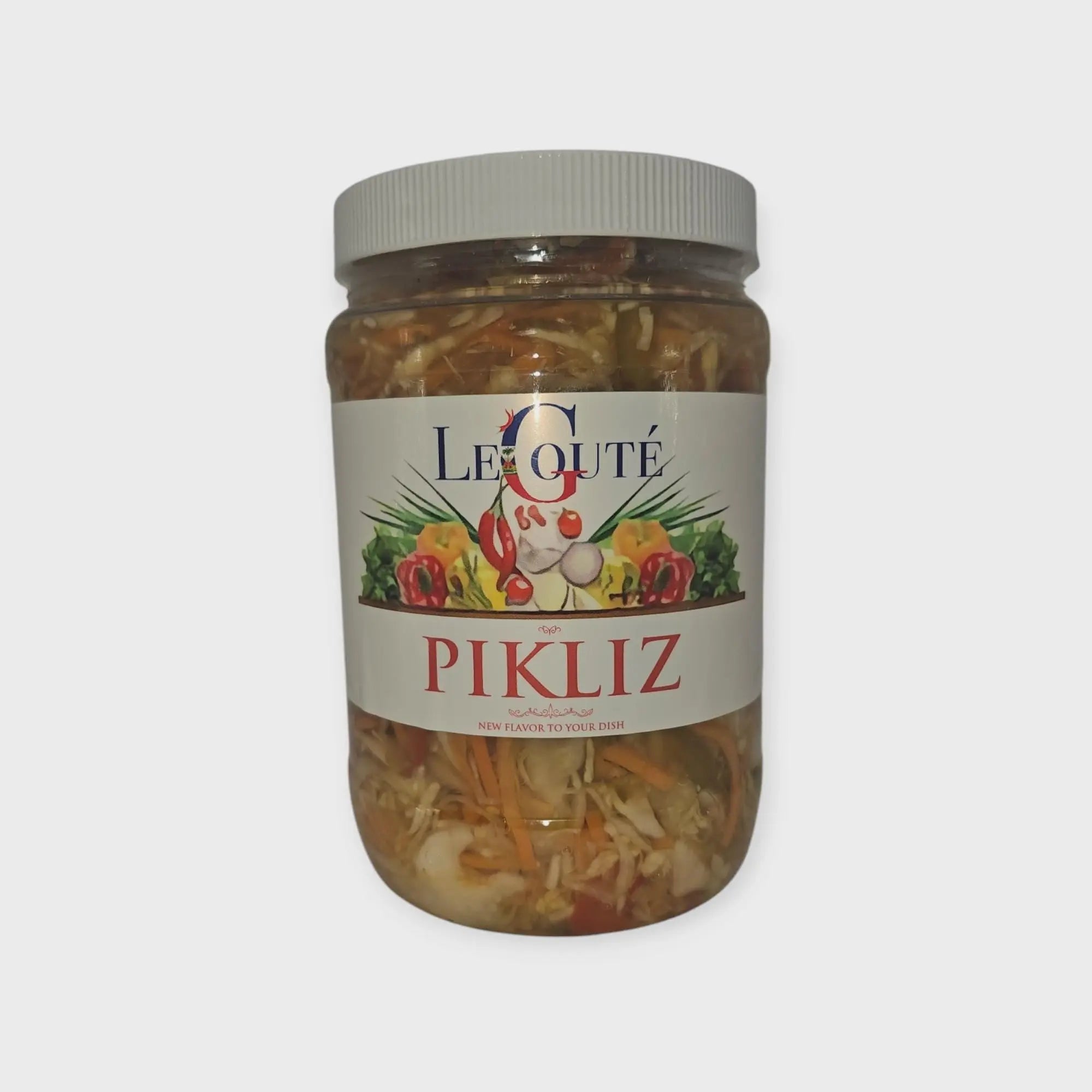 Pickles, Haitian Pikliz, Caribbean Pickled Hot & Spicy 32 Oz Jar __etsy:8093764446