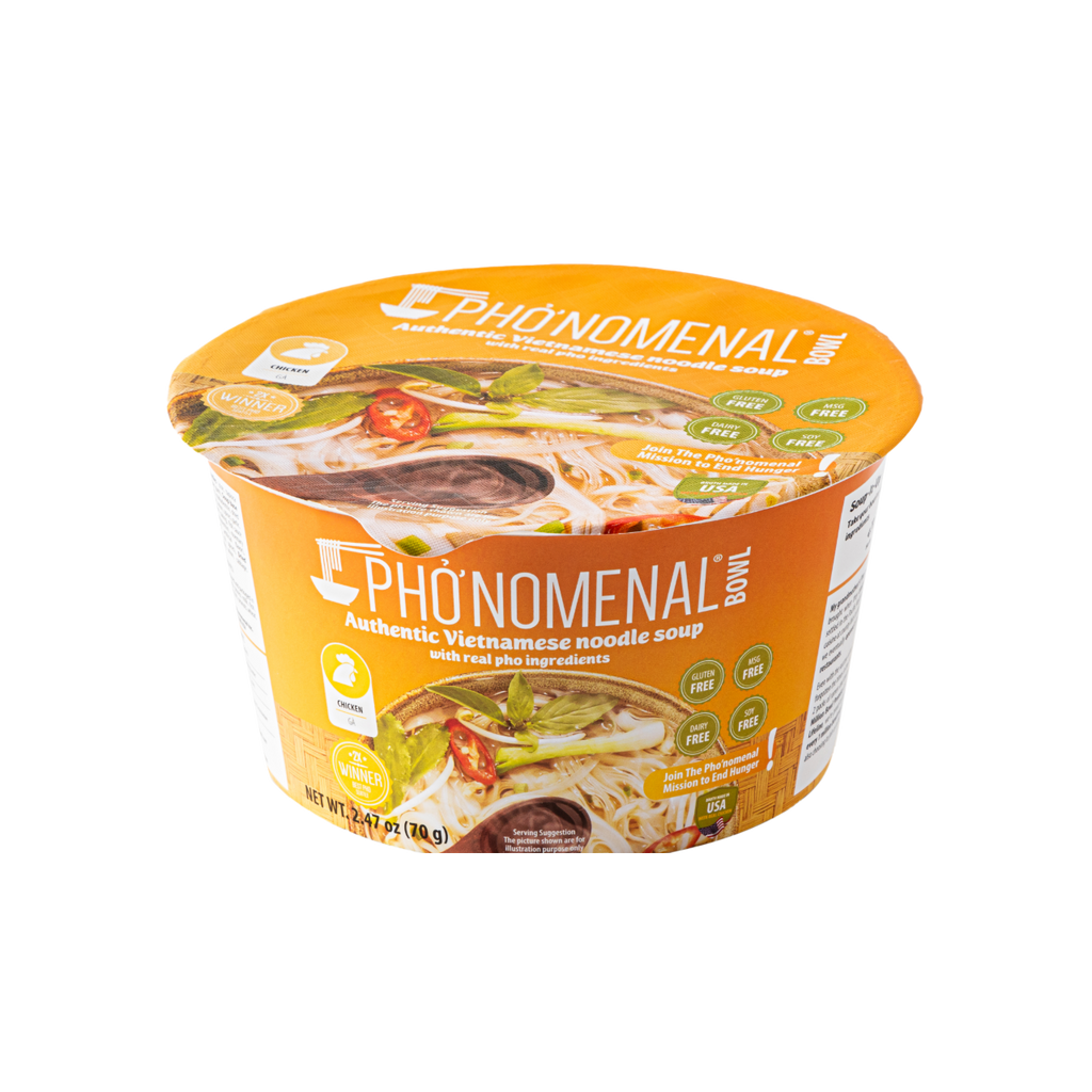 Pho’nomenal Bowl Instant Chicken Pho (Case of 6 Bowls) PHO'NOMENAL FOODS