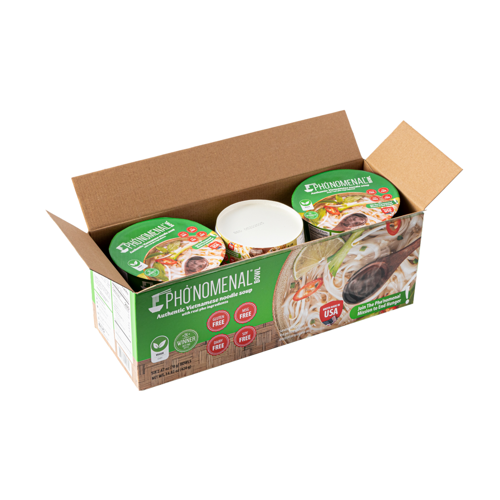 Pho’nomenal Bowl Instant Veggie Pho (Case of 6 Bowls) PHO'NOMENAL FOODS