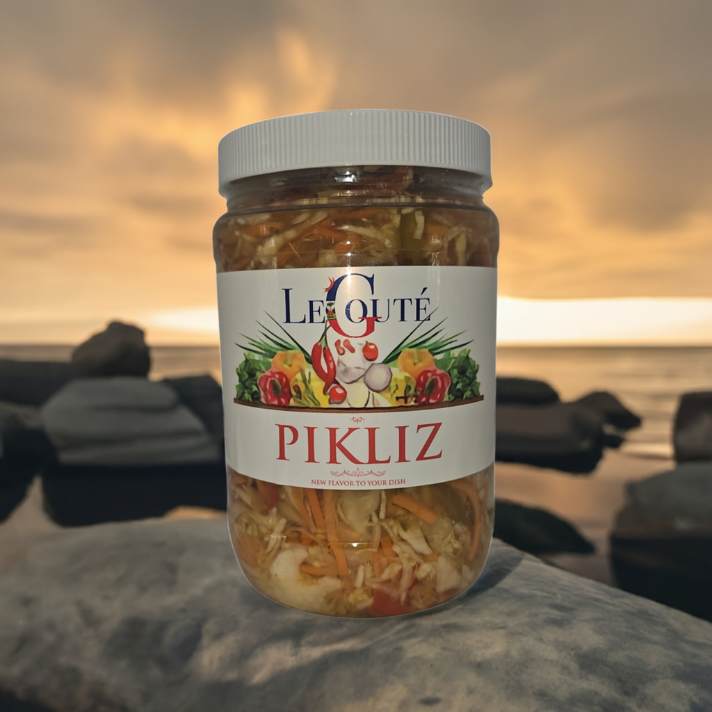 Haitian Pickles, Haitian Pickles, Haitian Pickles. 32 oz size (Original). Price including sales tax and shipping - Le Gouté Natural Spice