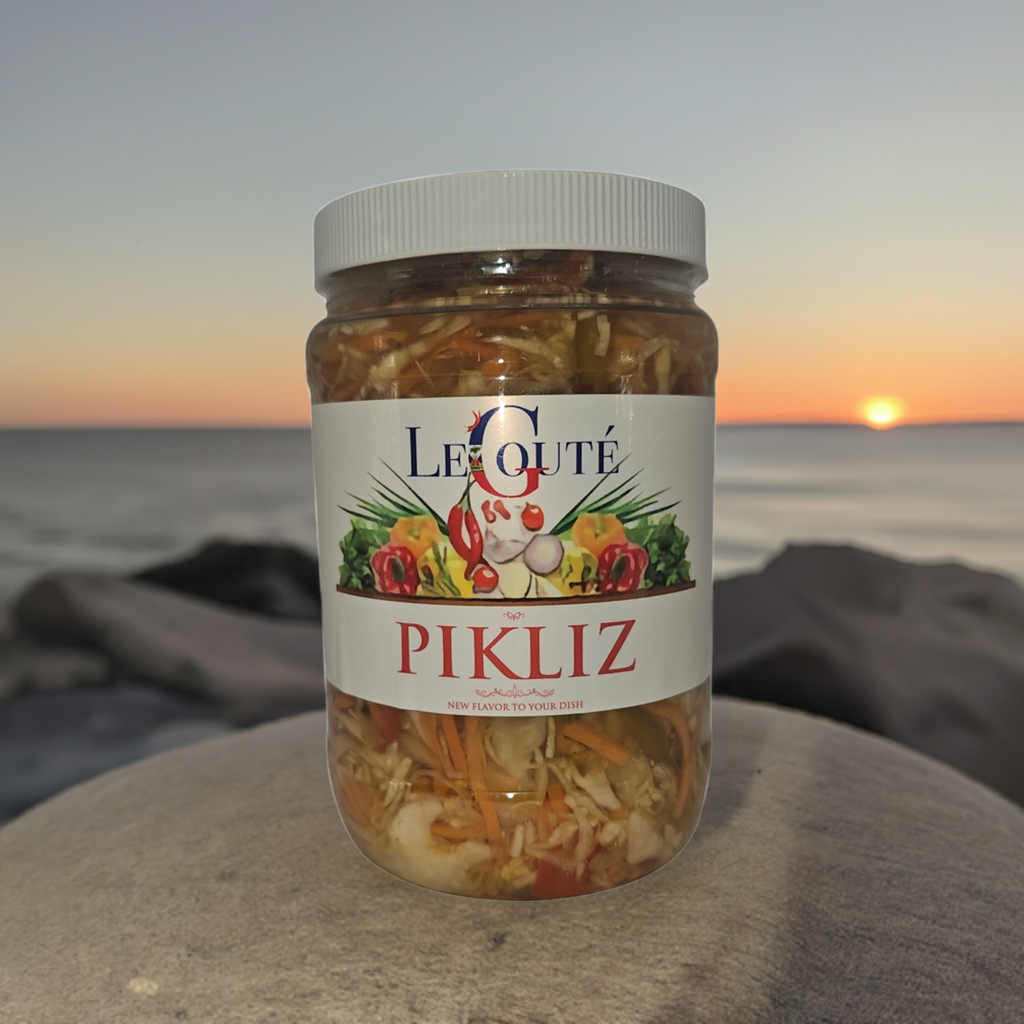 Haitian Pickles, Haitian Pickles, Haitian Pickles. 32 oz size (Original). Price including sales tax and shipping - Le Gouté Natural Spice
