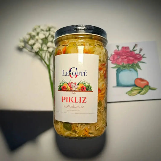 Haitian Pikliz, Pikliz Ayisyen, Haiti Pickles. 32 Oz XL (Bon bagay) Le Gouté Natural Spice